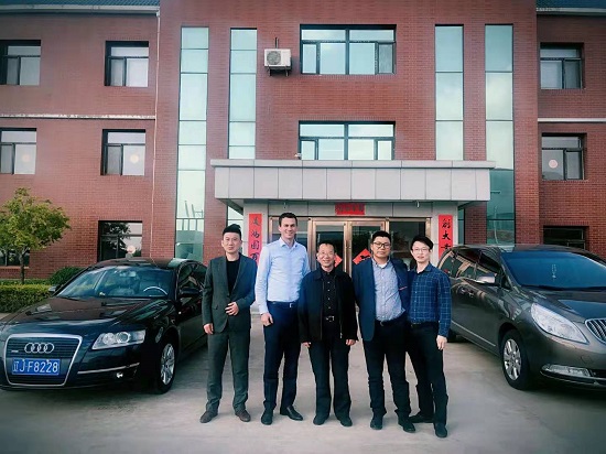 德國(guó)BURKLE公司來(lái)我瀚邦公司參觀考察